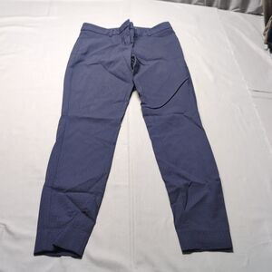 The Limited Blue Dress Pants Straight-Leg Design Polka Dot